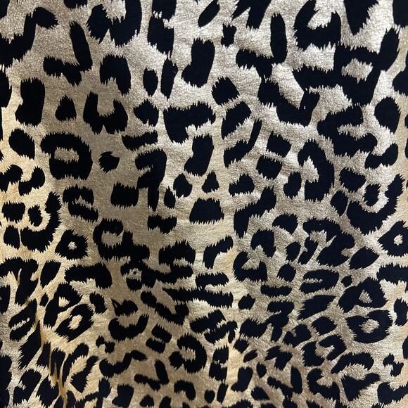 Rebecca Malone Gold Leopard Pattern Top Large - Picture 5 of 10